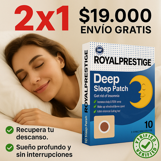 Parche Natural 2x1 NOT-insomnio🌙Sueño Profundo y Reparador