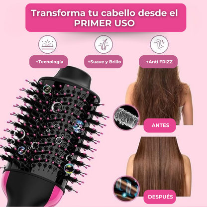 Cepillo 3 en 1🧡Alisa, da volumen y seca en minutos