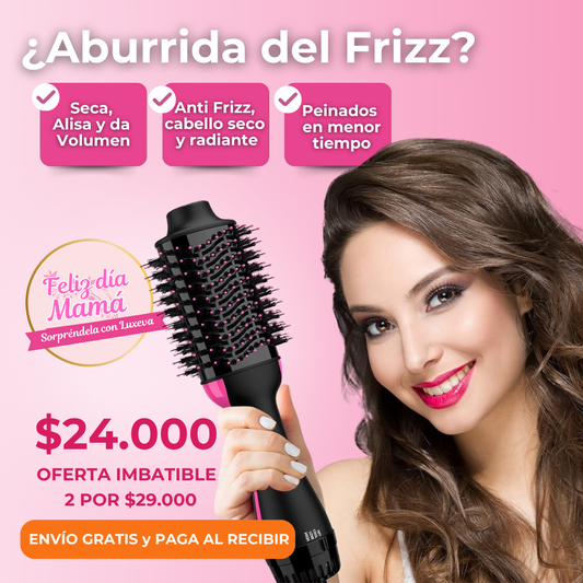 Cepillo 3 en 1🧡Alisa, da volumen y seca en minutos